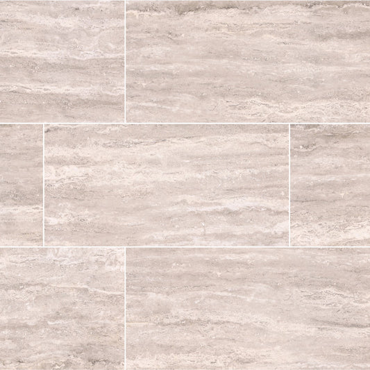 PIETRA VENATA WHITE 16X32 POLISHED PORCELAIN TILE