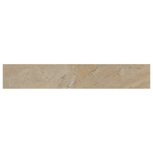 PIETRA VEZIO BEIGE 3X18 POL BULL NOSE PORCELAIN TILE