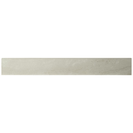 PRAIA GREY 3X24 POLISHED BULL NOSE PORCELAIN TILE