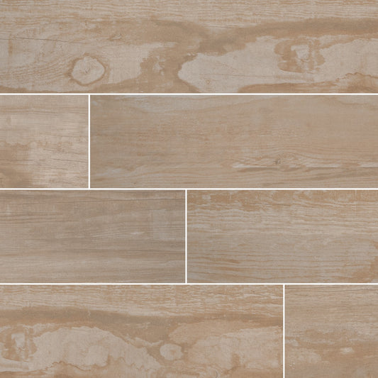 SALVAGE HONEY 6X40 MATTE PORCELAIN TILE