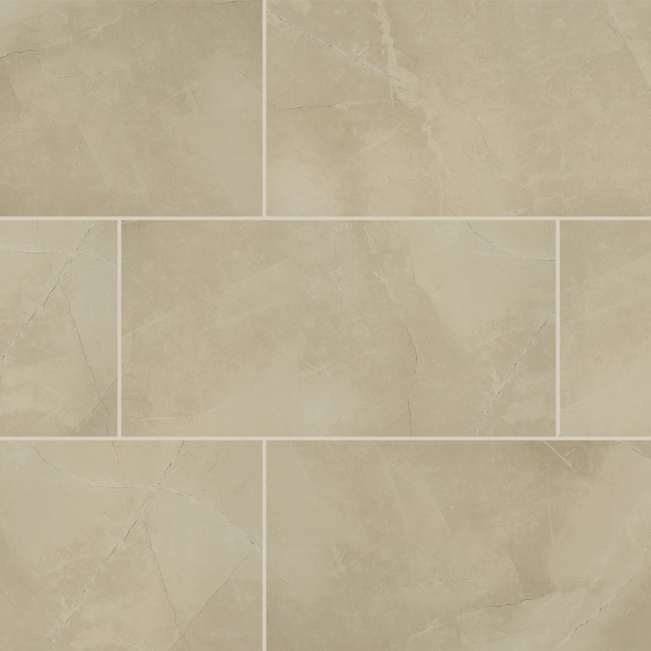 SANDE CREAM 12X24 POLISHED PORCELAIN TILE