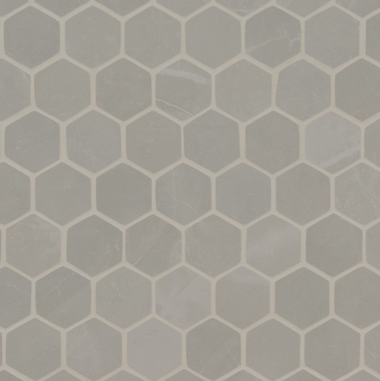 SANDE GREY 2X2 HEX MATTE MOSAIC MOSAIC SHEET