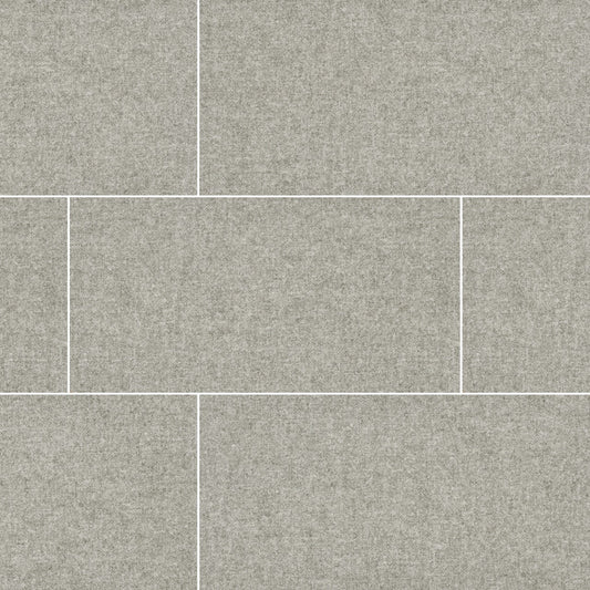 TEKTILE HOPSACK GRAY 12X24 MATTE PORCELAIN TILE