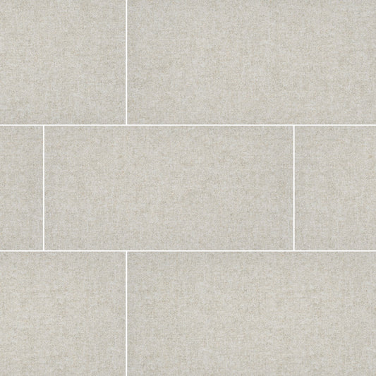 TEKTILE HOPSACK IVORY 12X24 MATTE PORCELAIN TILE