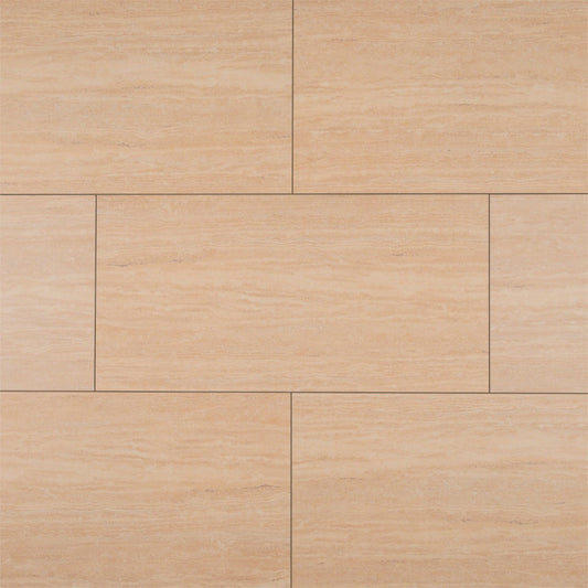 TRAVERTINO ROMANO 12X24 PORCELAIN TILE