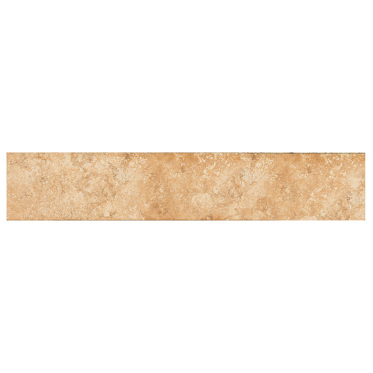 TRAVERTINO WALNUT3X18BULL NOSE CERAMIC TILE