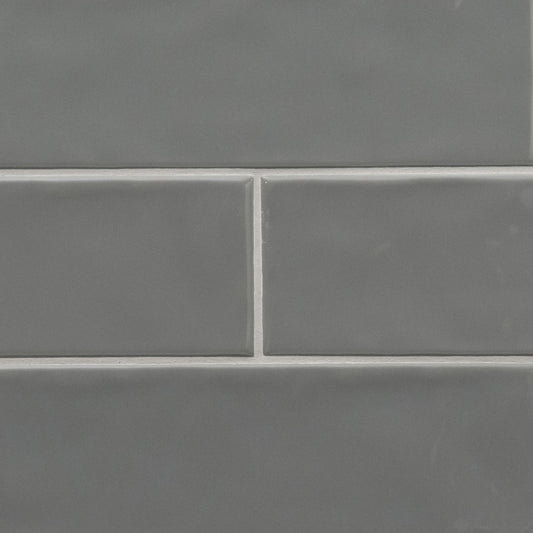 URBANO GRAPHITE 4X12 GLOSSY WALL TILE