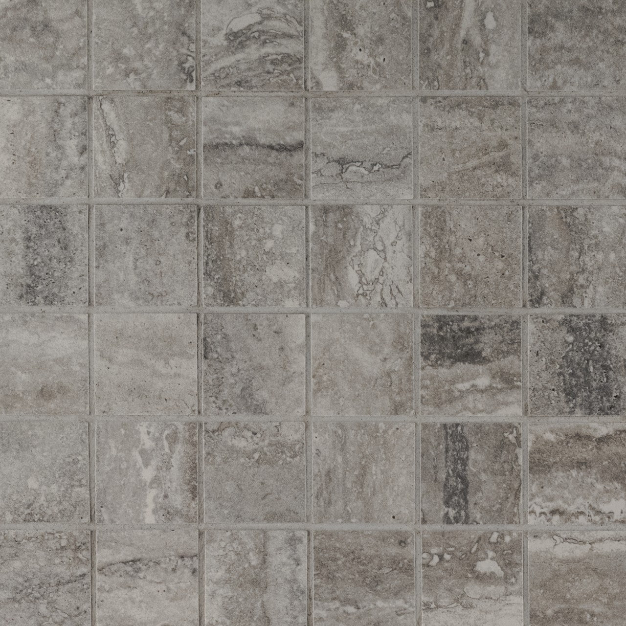 VENETO GRAY 2X2 MOSAIC MATTE MOSAIC SHEET