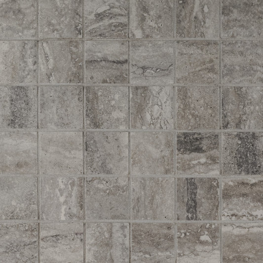 VENETO GRAY 2X2 MOSAIC MATTE MOSAIC SHEET