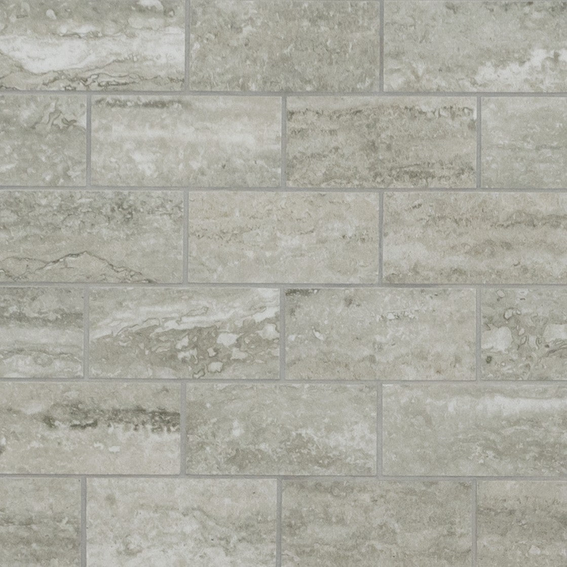 VENETO GRAY 2X4 MOSAIC POLISHED MOSAIC SHEET