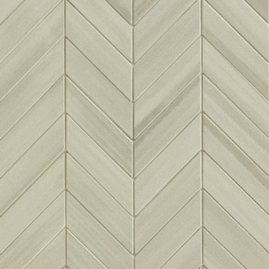 WATERCOLOR BIANCO CHEVRON MOSAIC 12X15 MOSAIC SHEET