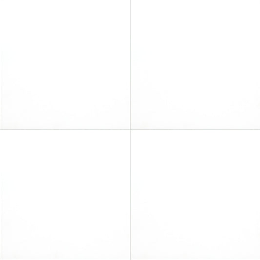 WHITE 24X24 POLISHED PORCELAIN TILE
