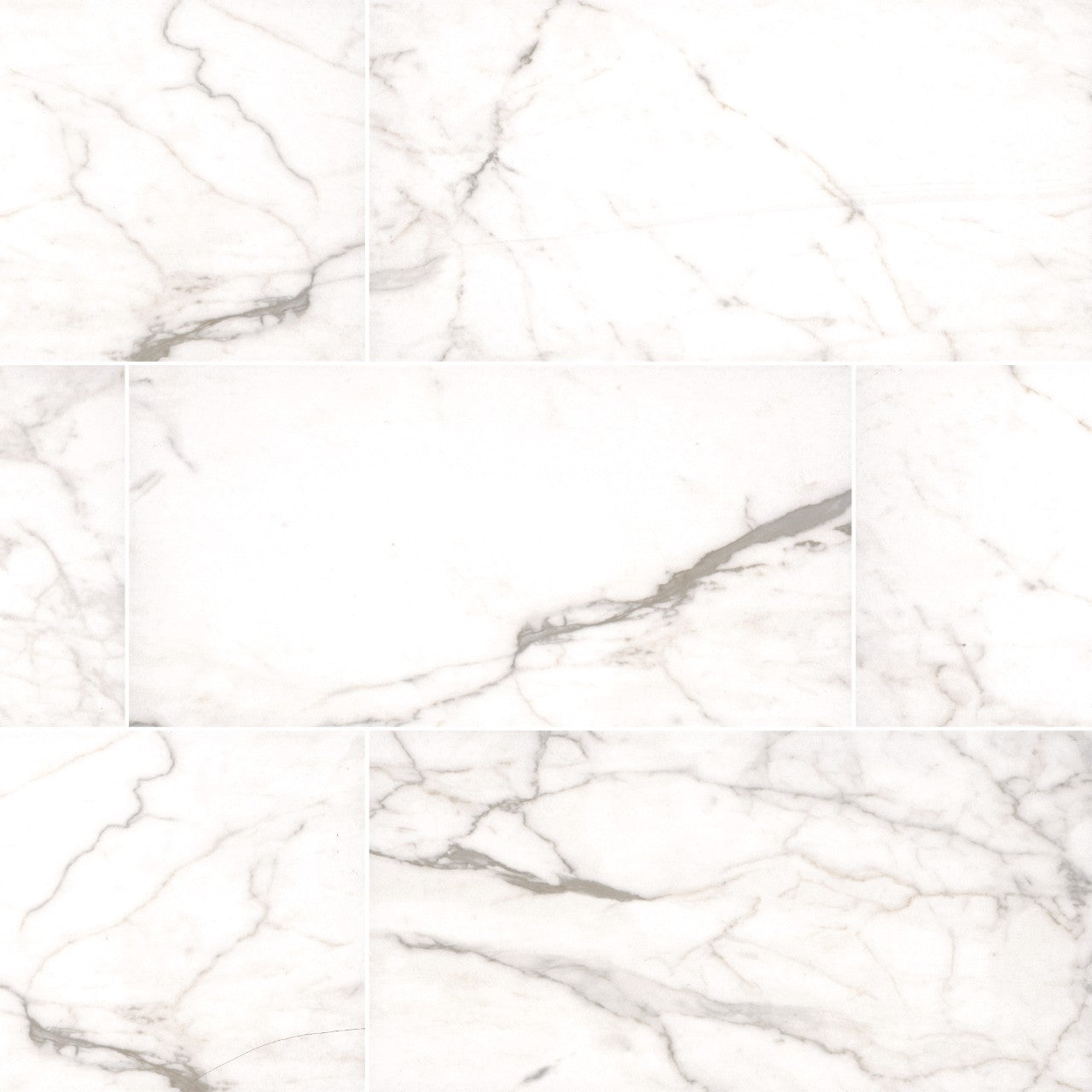 WHITE VENA 12X24 MATTE CERAMIC TILE