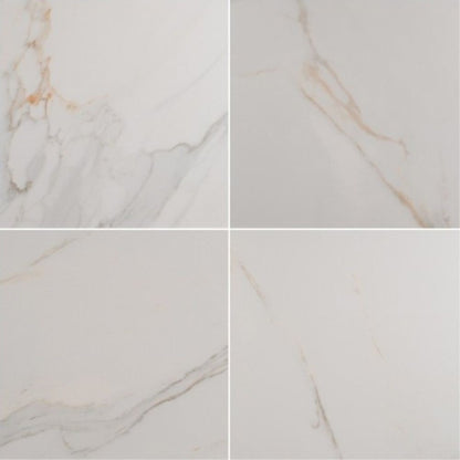 Adella Calacatta 18X18 Matte Porcelain Tile