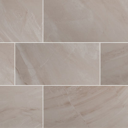 Adella Gris Satin 12X24 Matte Ceramic Tile