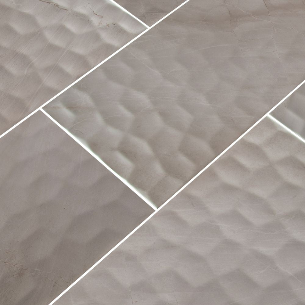 Adella Viso Gris Satin 12X24 Matte Ceramic Tile
