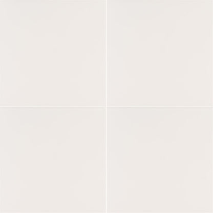 Adella White 18X18 Matte Porcelain Tile