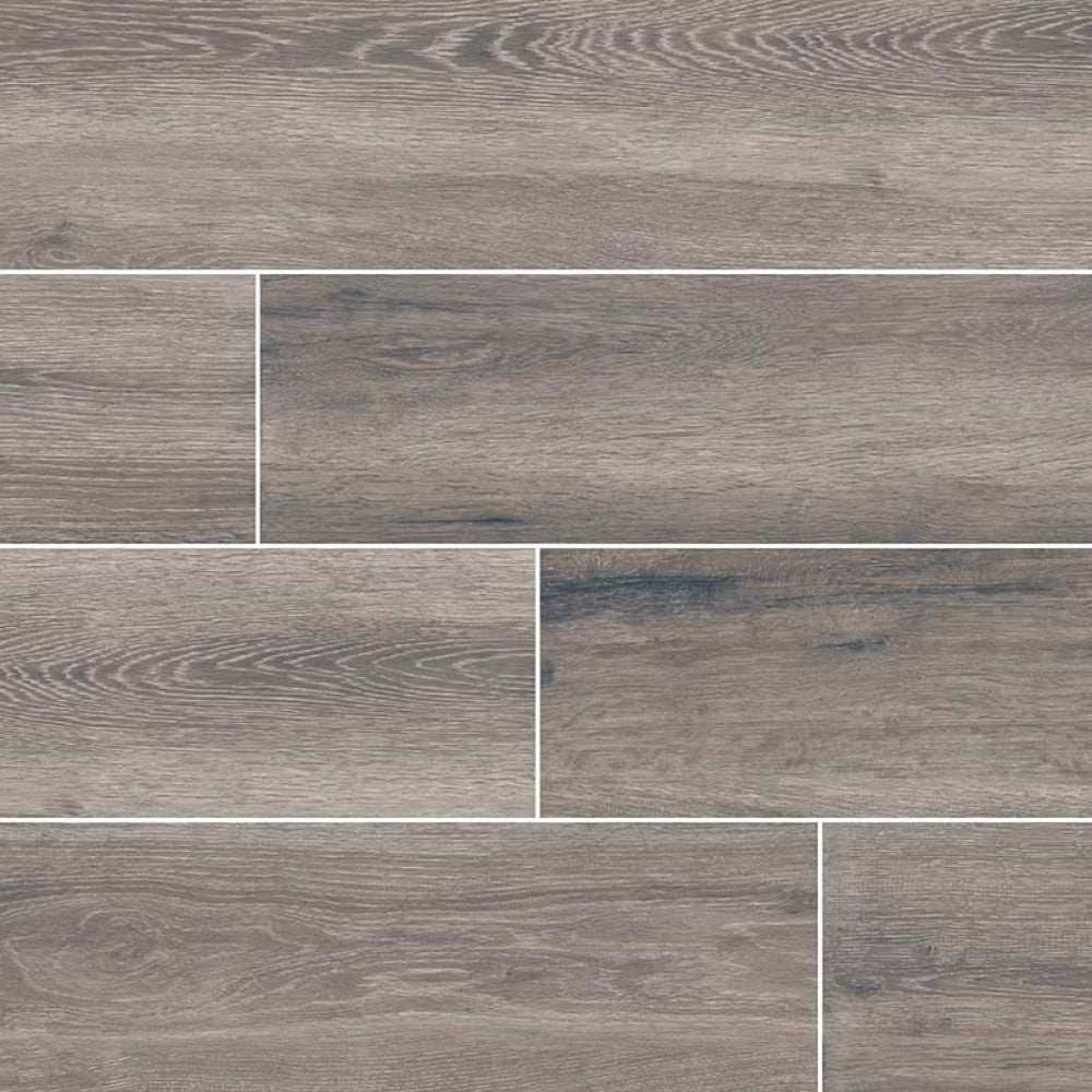 Antoni Gris 6X36 Matte Wood Look Porcelain Tile
