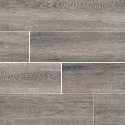Antoni Gris 6X36 Matte Wood Look Porcelain Tile