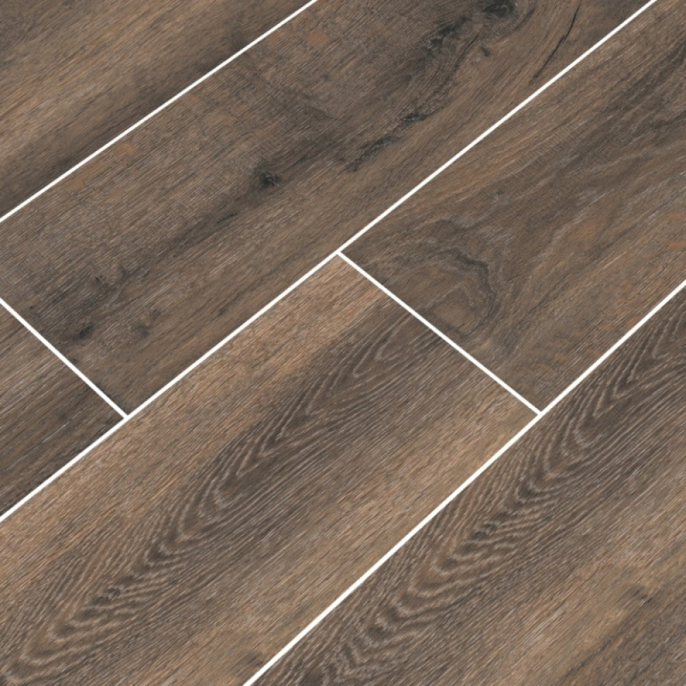 Antoni Nero 6X36 Matte Wood Look Porcelain Tile