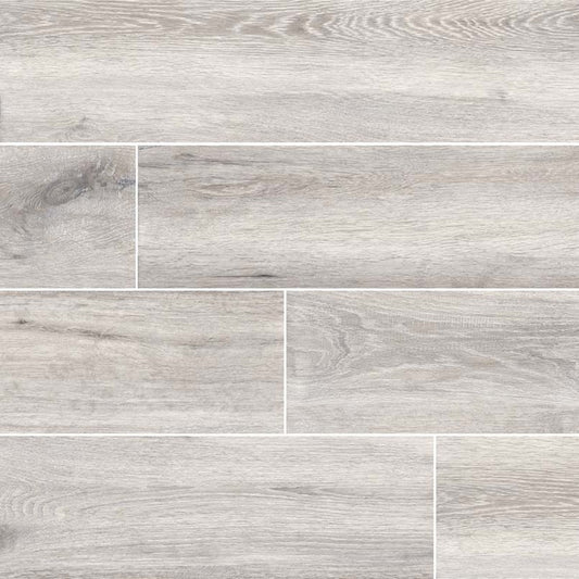 Antoni Platinum 6X36 Matte Wood Look Porcelain Tile