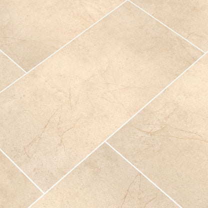 Aria Cremita 12X24 Polished Porcelain Tile