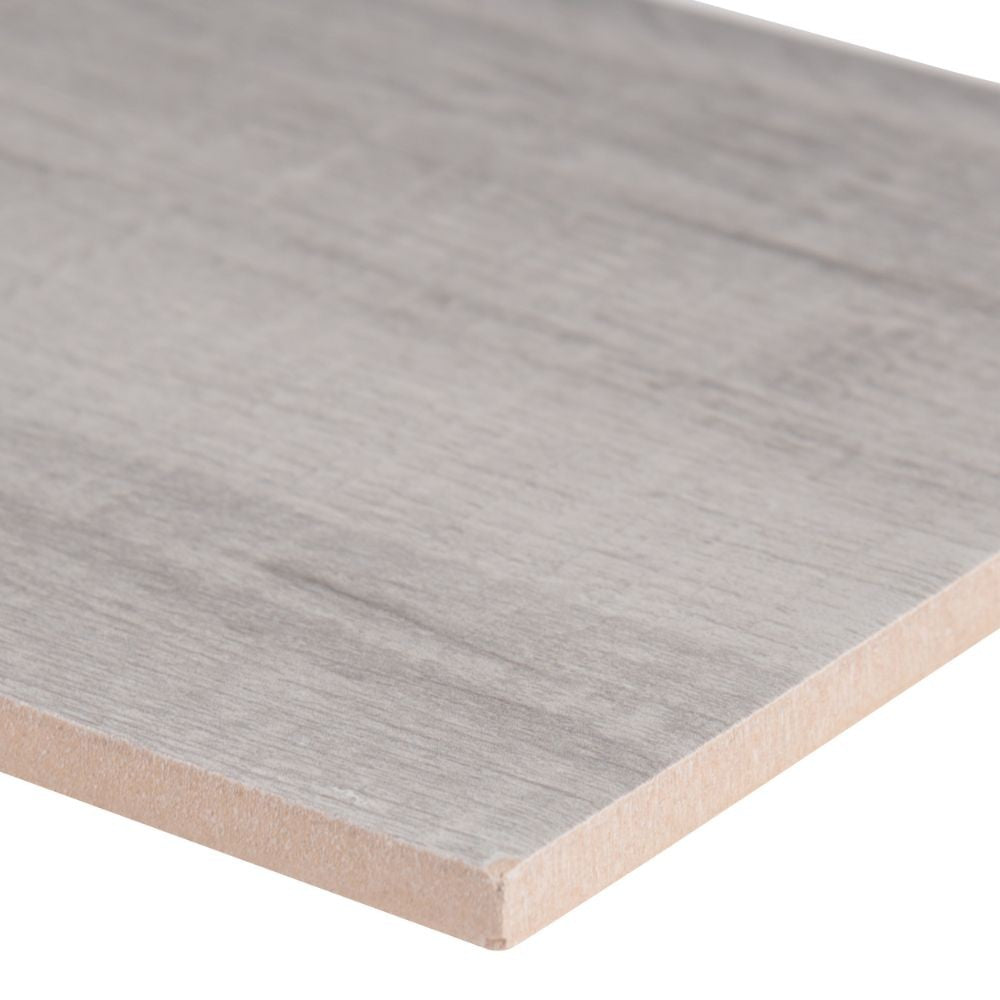 Belmond Pearl 8X40 Grey Matte Ceramic Tile